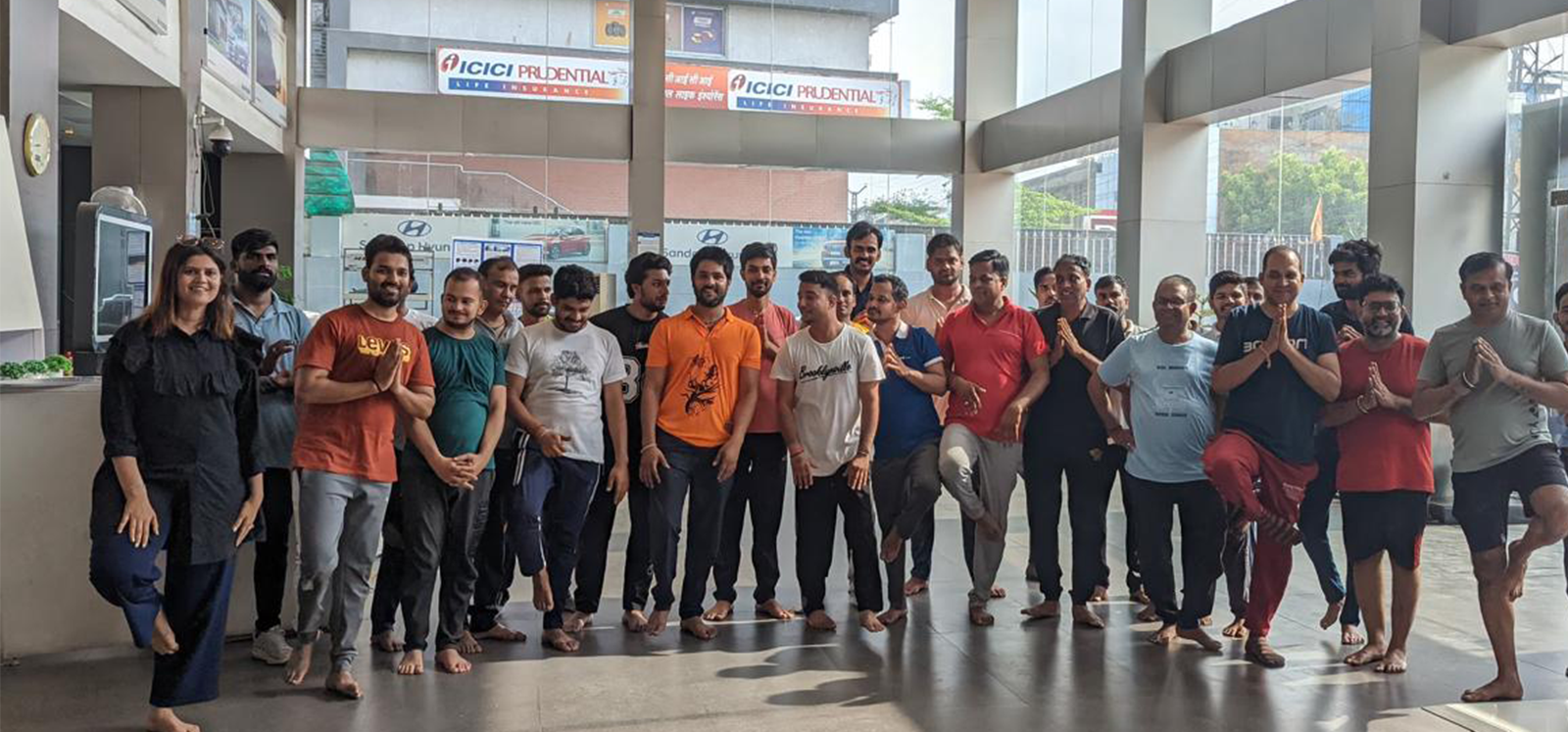 Blissful Yoga Session, Sandeep Motors